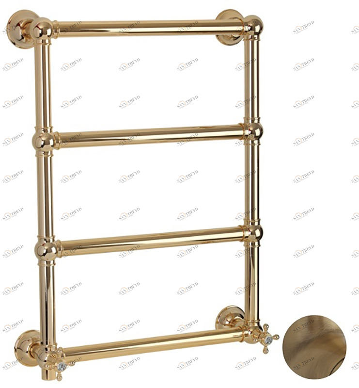 Полотенцесушитель MIGLIORE Colosseum ML.CLS-EL.300.BR 48 x 72 см- бронза, провод слева 