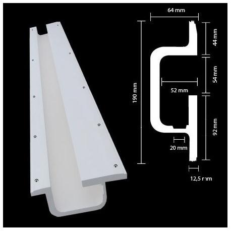 GESSO Линейный световой профиль для светодиодных модулей  807  - Вид №6