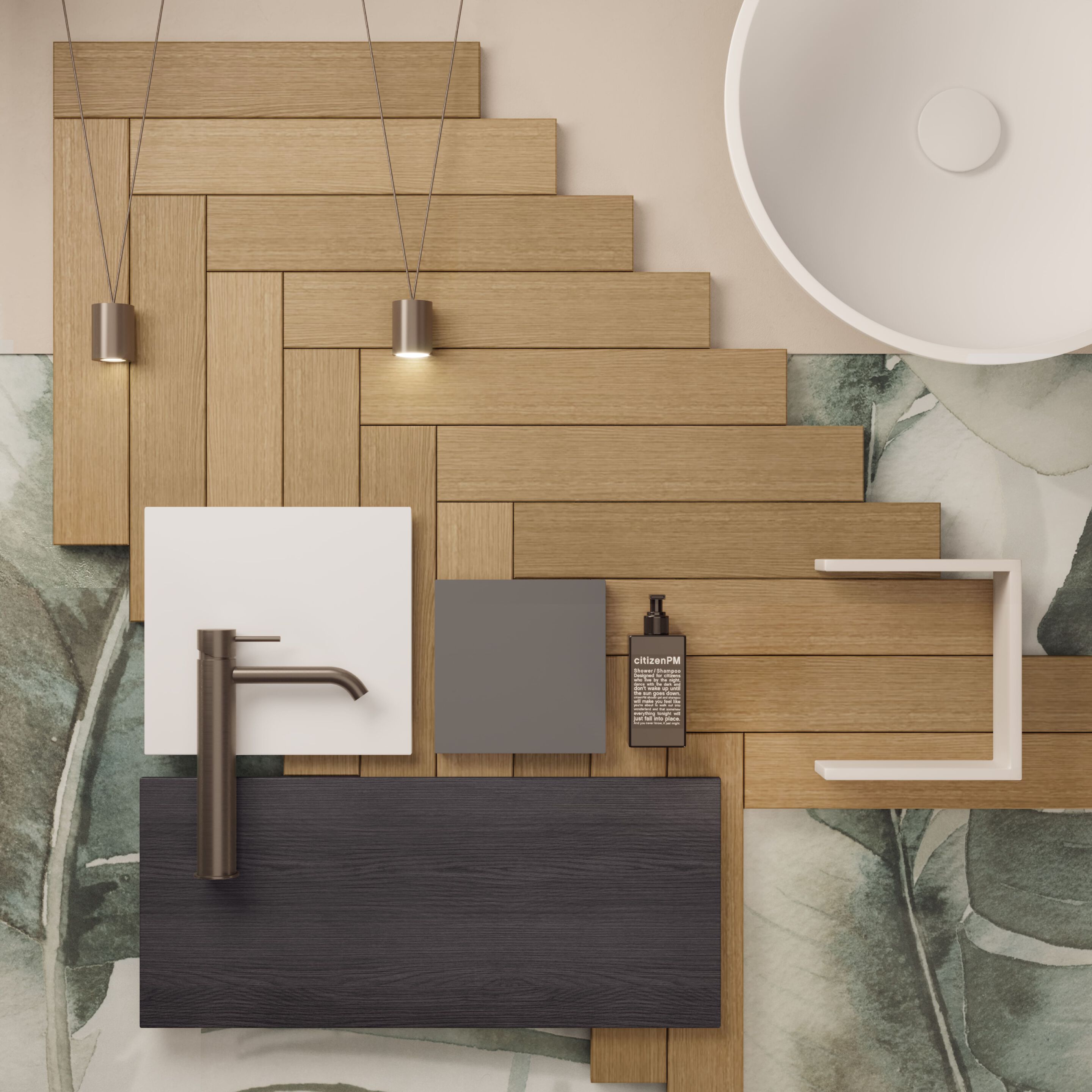 Подвесной шкаф для умывальника с настенным креплением Acquapazza PLAY with Matter ARCH-00034590 - Вид №4