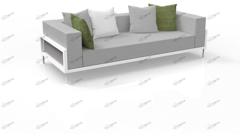 Talenti 3-х местный тканевый садовый диван Cleo alu sun-id-1513207