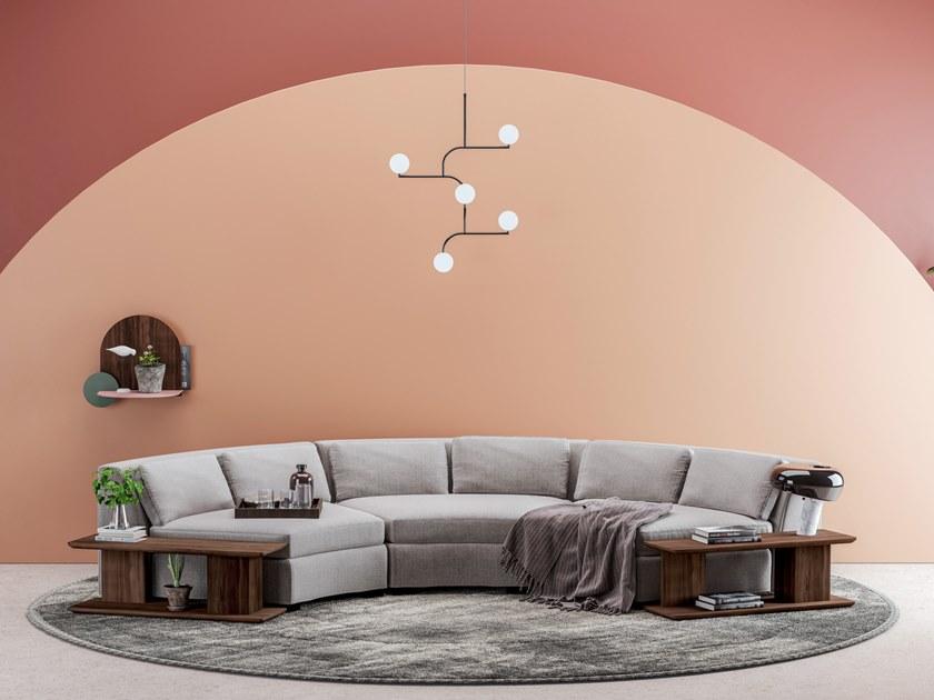 DE.CI Прямоугольный журнальный столик из орехового дерева Claw 12-basc-100 - Вид №1