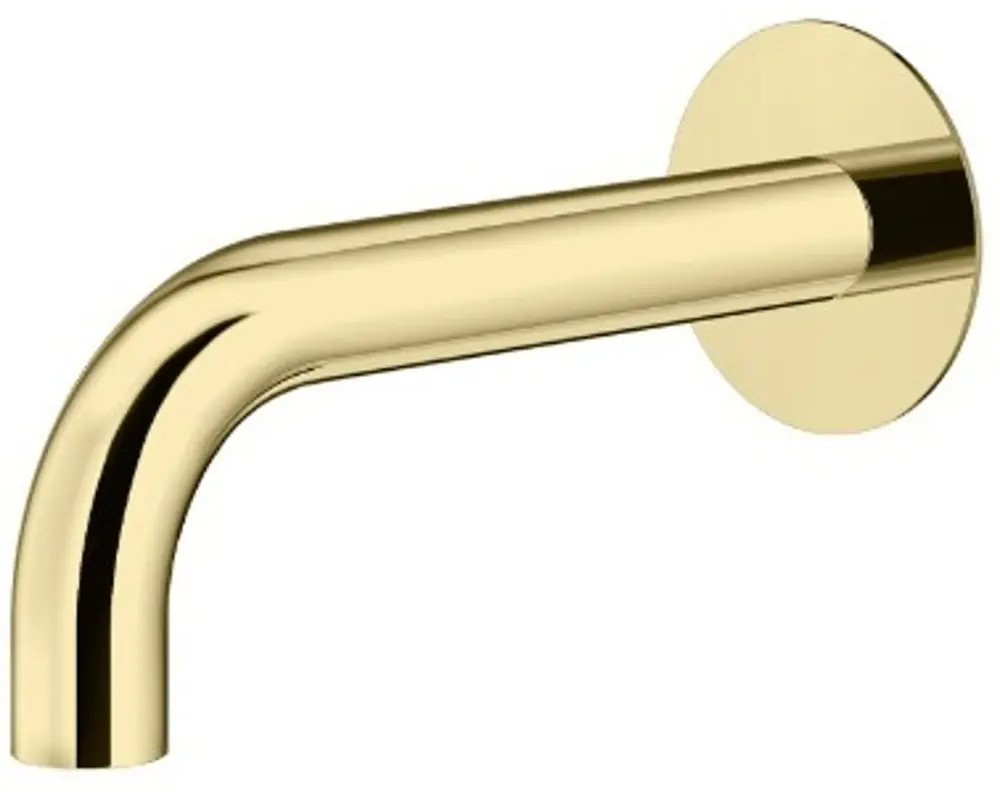 91722220 Излив из стены Plumberia Selection IXO SPT0058OR для раковины, Золото 24К STLM-0972990