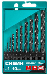 Набор сверл СИБИН 29610-H10 9162957