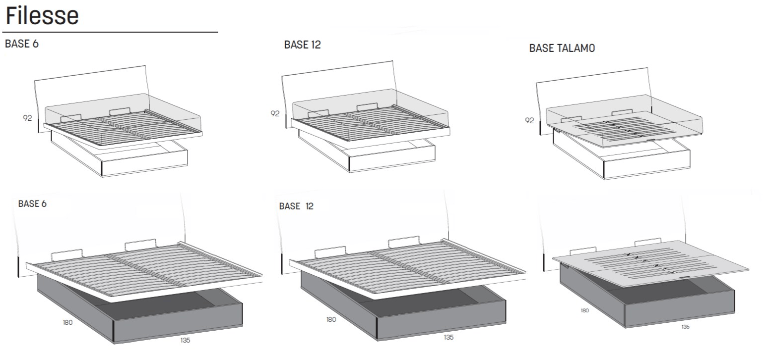 Caccaro Двуспальная кровать из дерева с высоким изголовьем Letti legno sun-id-1369625 - Вид №1