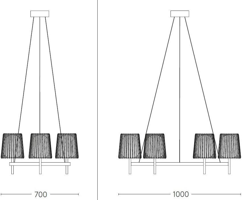 Quasar Подвесной светильник непрямого света из латуни Julia sun-id-1490538 - Вид №1