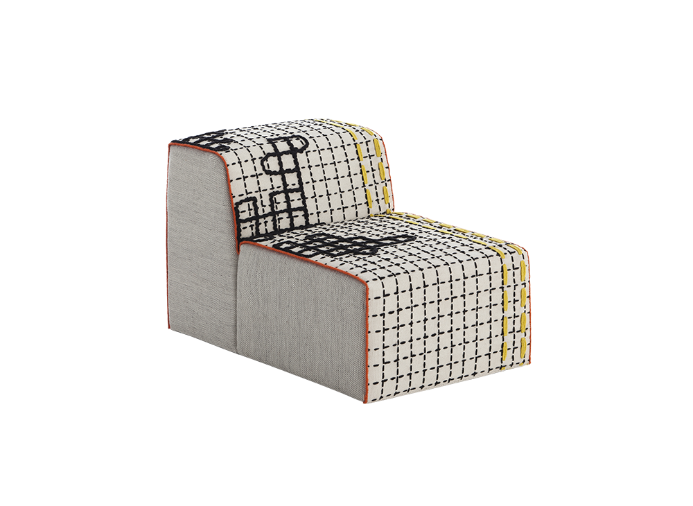 100185 Кресло D White GAN Bandas - Вид №1