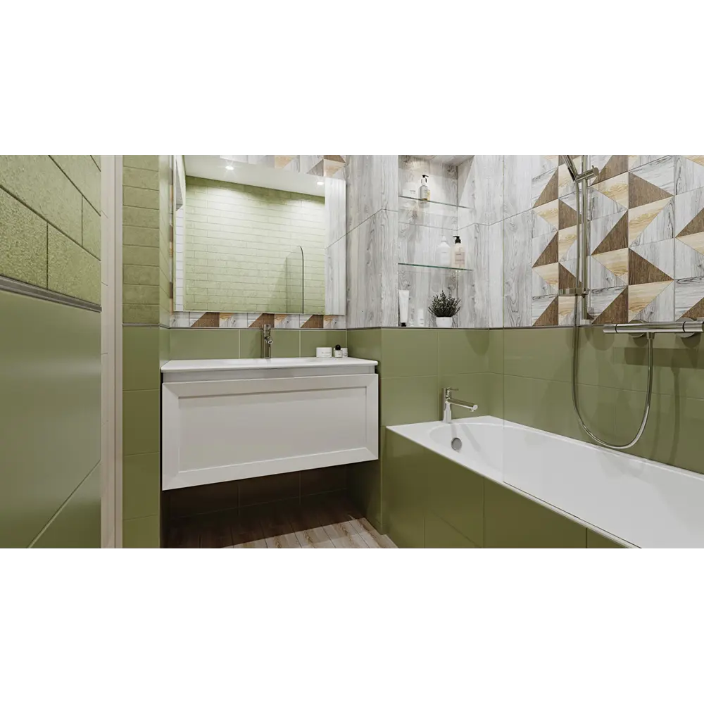 Полотно зеркальное прямоугольное 55х90 см Santreyd STLM-2169506