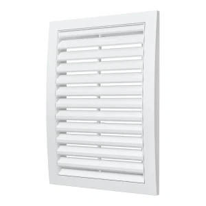 Вентиляционная решетка разъемная прямоугольная Fonet 200x300 мм пластик цвет белый