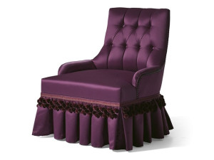 Кресло capitonné из ткани