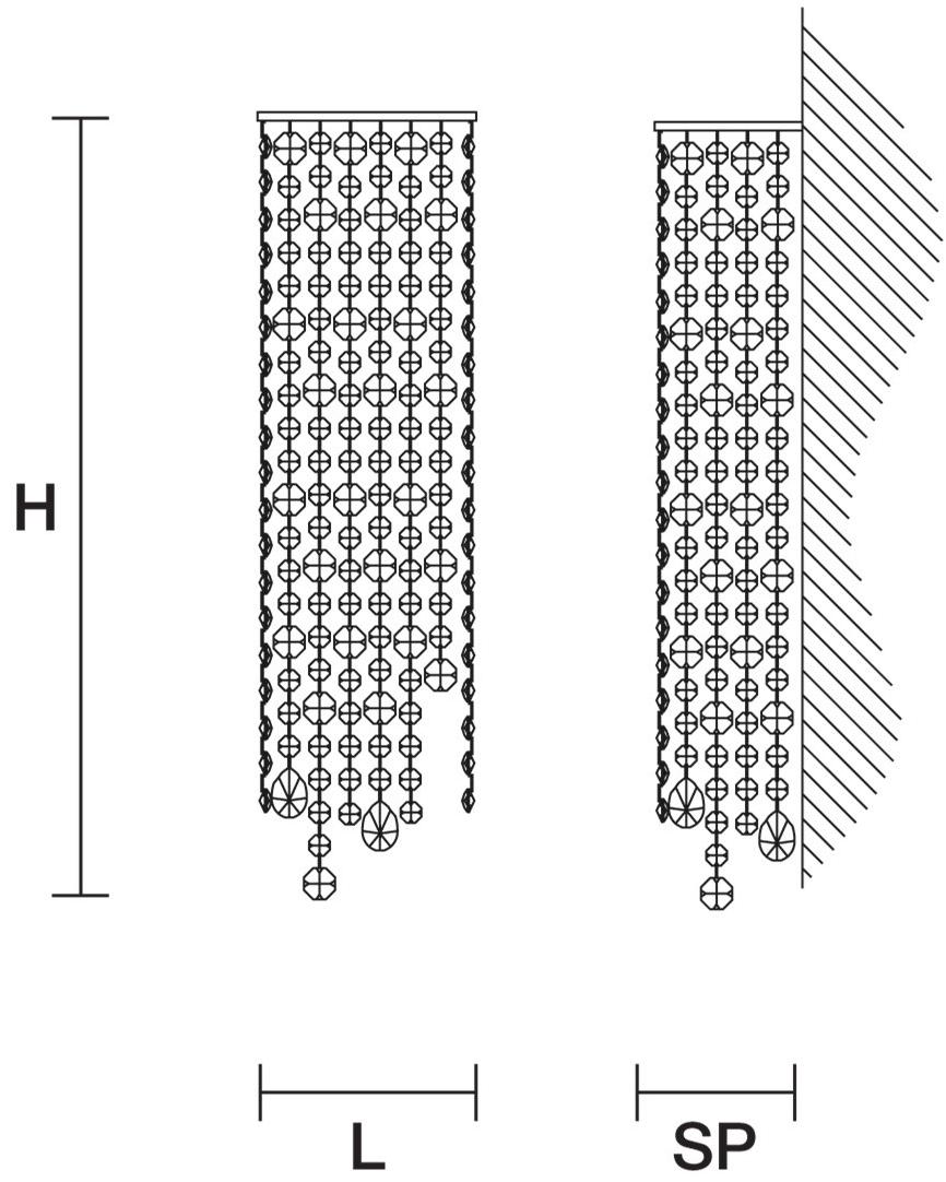 Masiero Бра из окрашенного металла с кристаллами Impero & deco sun-id-1345287 - Вид №2