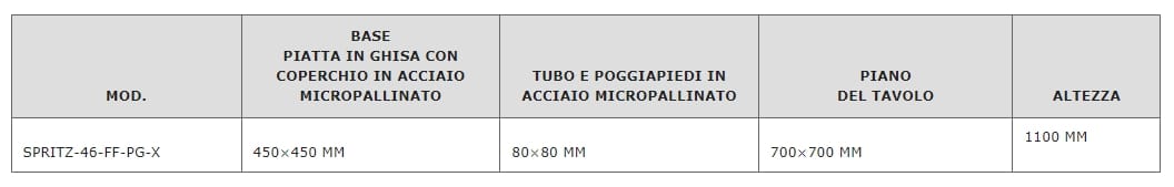 Высокий прямоугольный чугунный стол Vela Arredamenti ARCH-00078594 - Вид №2