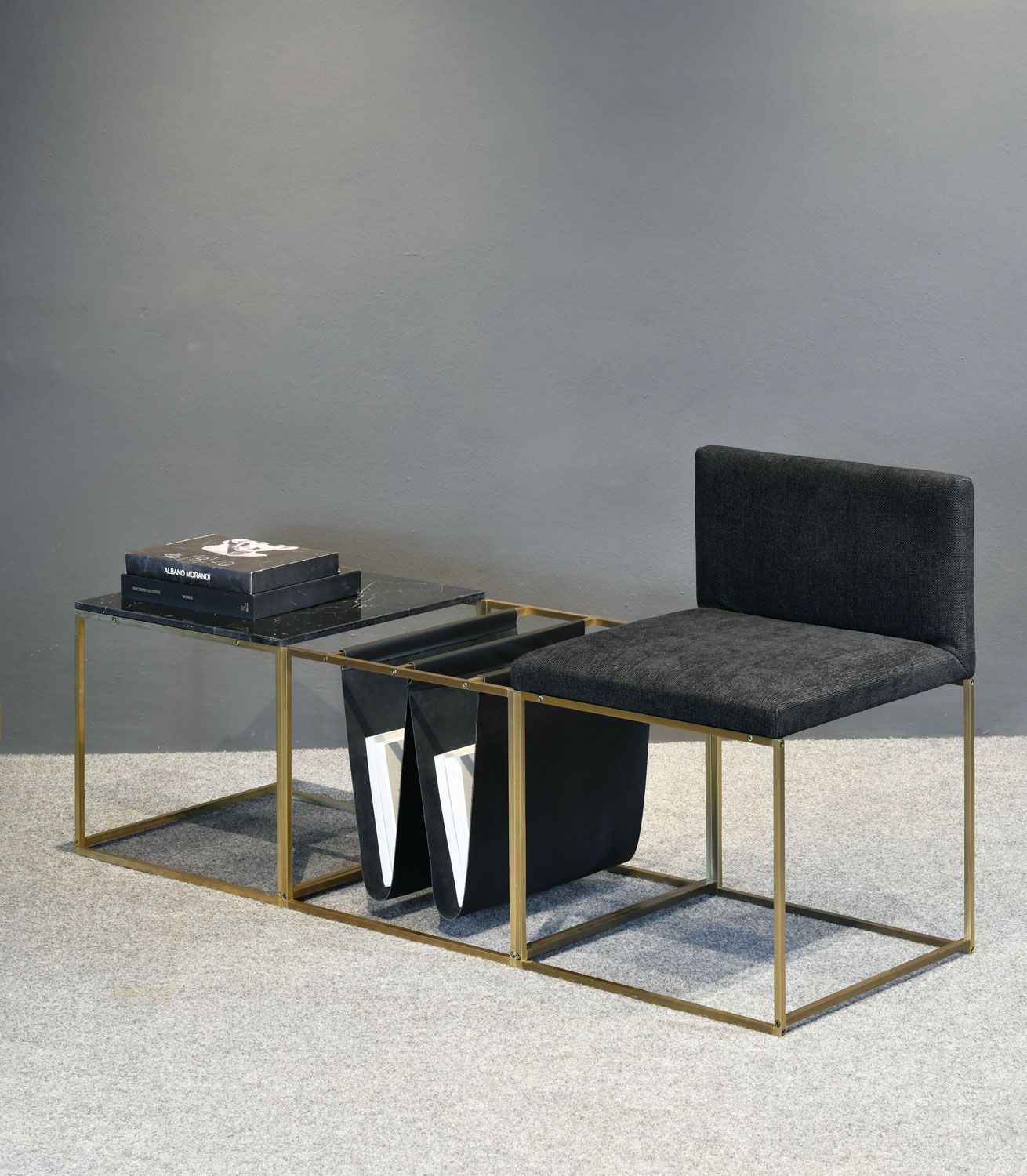 Держатель журнала из латуни и кожи XAM ARCH-00059979 - Вид №2