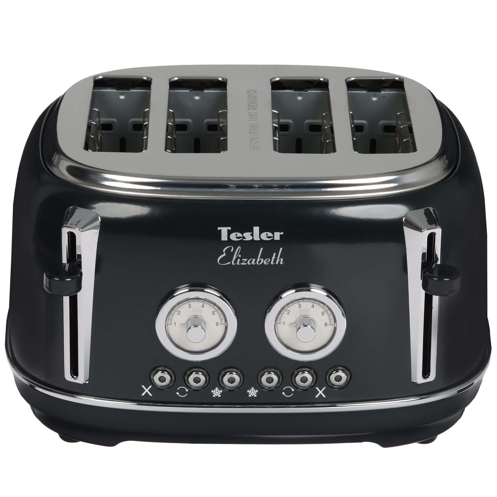 9913741 Тостер TESLER TT-445 черный STDN-0022281 - Вид №1