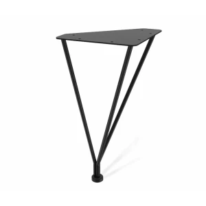 Ножка фигурная Sheffilton высота 360 мм черная