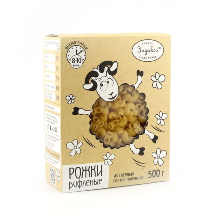 Рожки рифленые Эндакси Santreyd 4557