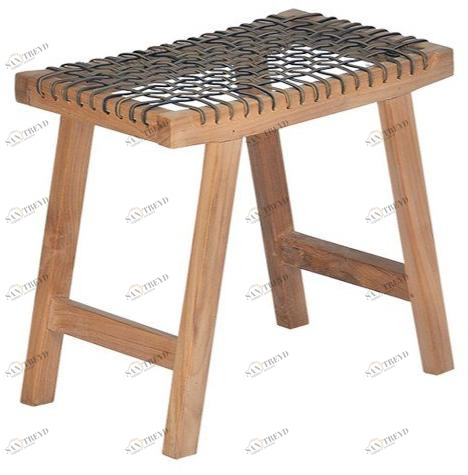 cbdesign Низкий садовый табурет из тика Vienna Tj 307 / tj 307a