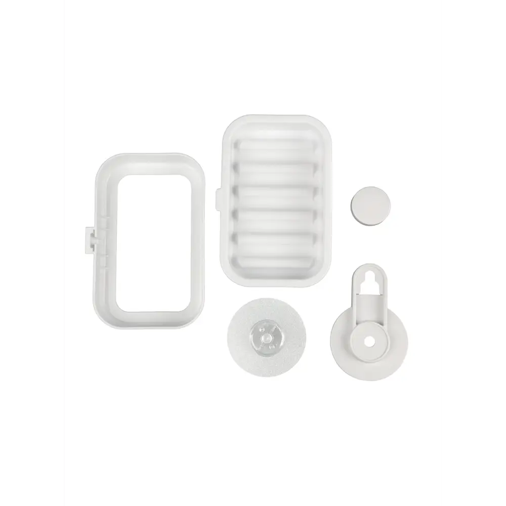 Мыльница на присосках навес easy пластик белый Santreyd STLM-2085916 - Вид №4