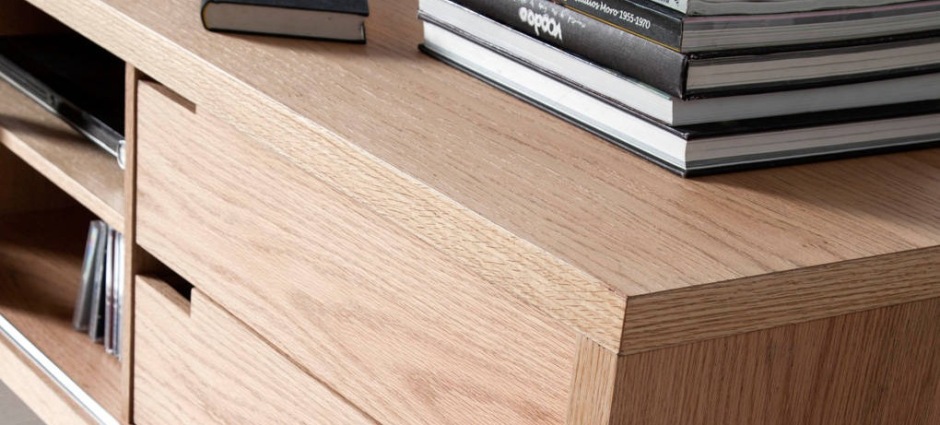 Тумба под телевизор с ящиками коричневая Style от Angel Cerda дуб ANGEL CERDA  148689 Коричневый  - Вид №3