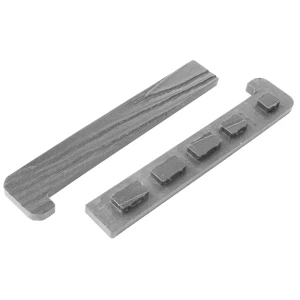 T-DECKS Заглушки для ступеней ДПК серые 11 мм 89376389