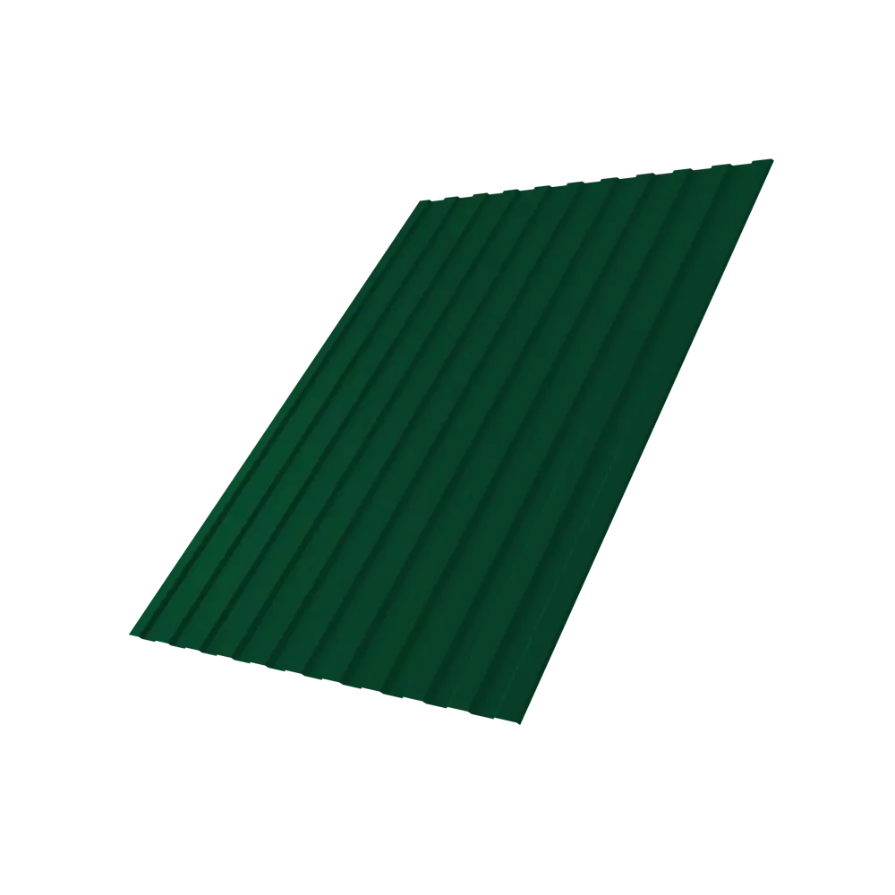 Профнастил С8 0.3 мм 1200x1500 мм RAL 6005 зеленый Santreyd STLM-2072777 - Вид №1