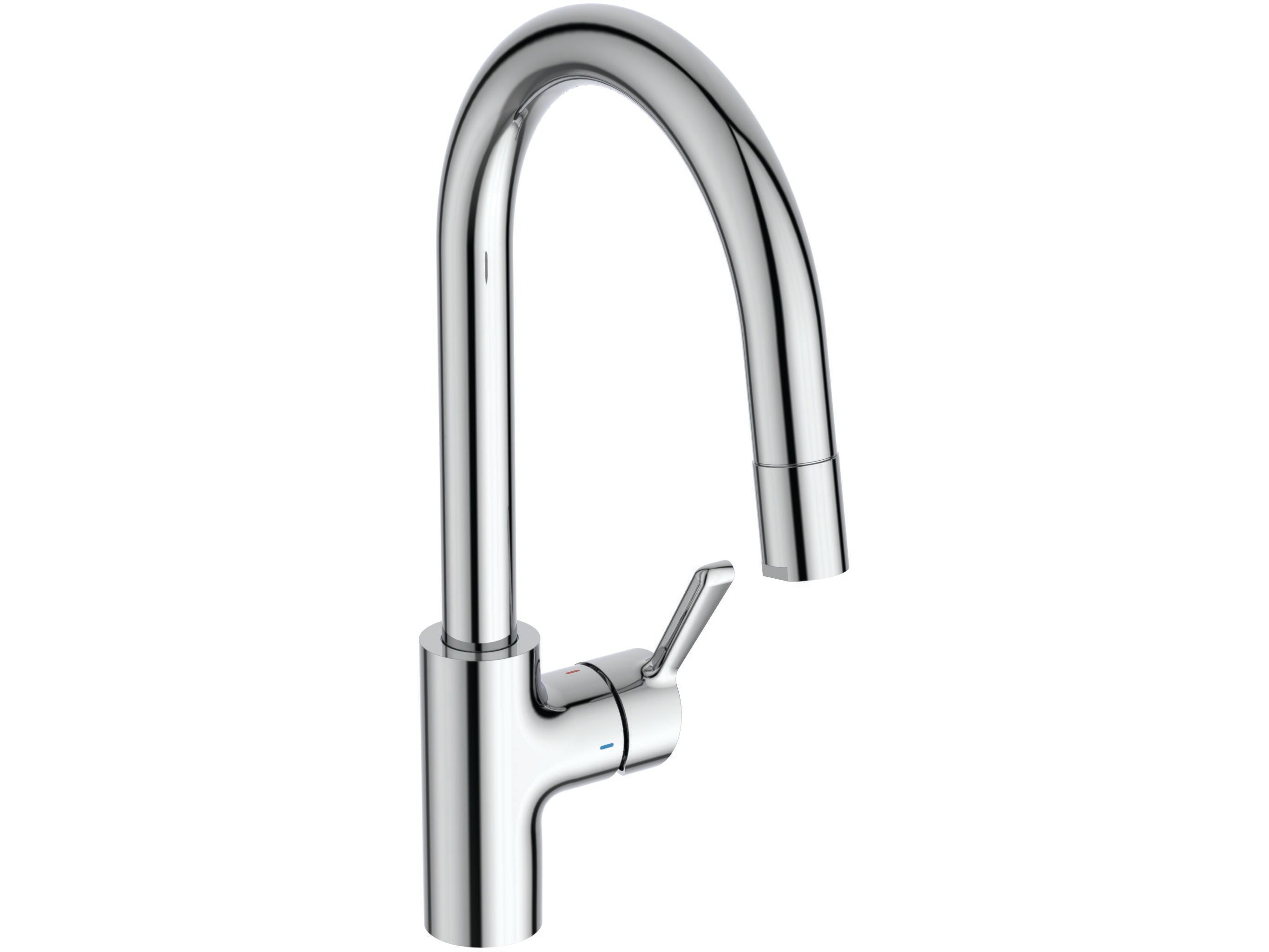 Однорычажный кухонный смеситель со съемным ручным душем Ideal Standard Ceralife ARCH-00029888 - Вид №1