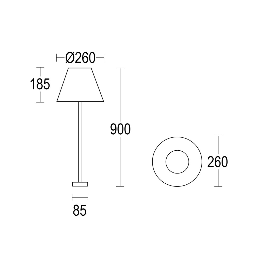 Pragma Outdoor 900 Ghidini Pragma Outdoor .01 Белый (Матовый)  - Вид №1