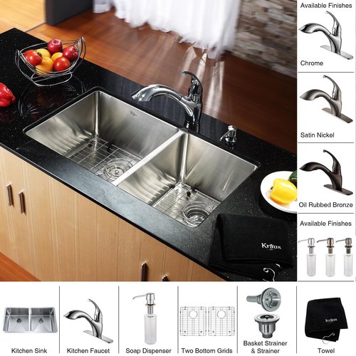 Кухонные смесители KPF-2210ORB krausru  - Вид №10