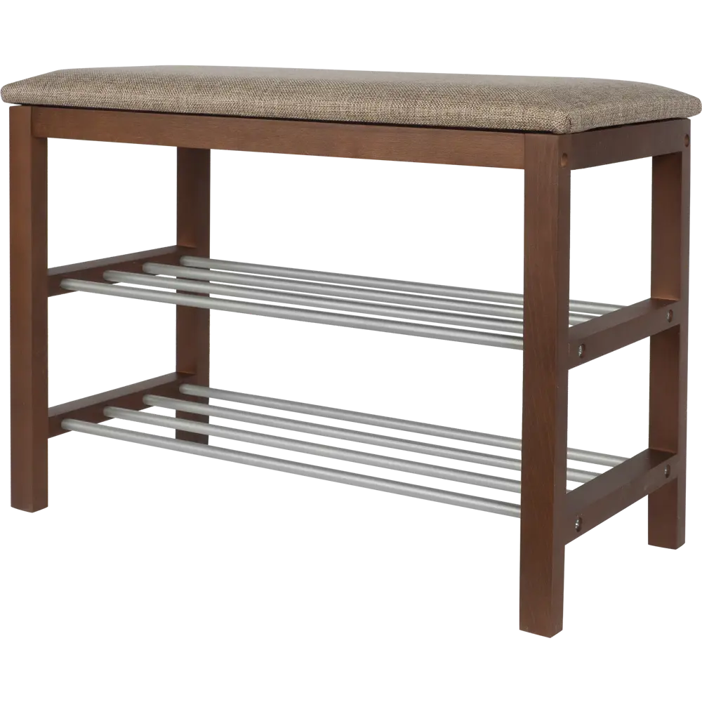 Банкетка Sheffilton SHT-B2-2 67x49 см дерево/металл цвет коричневый STLM-2179274