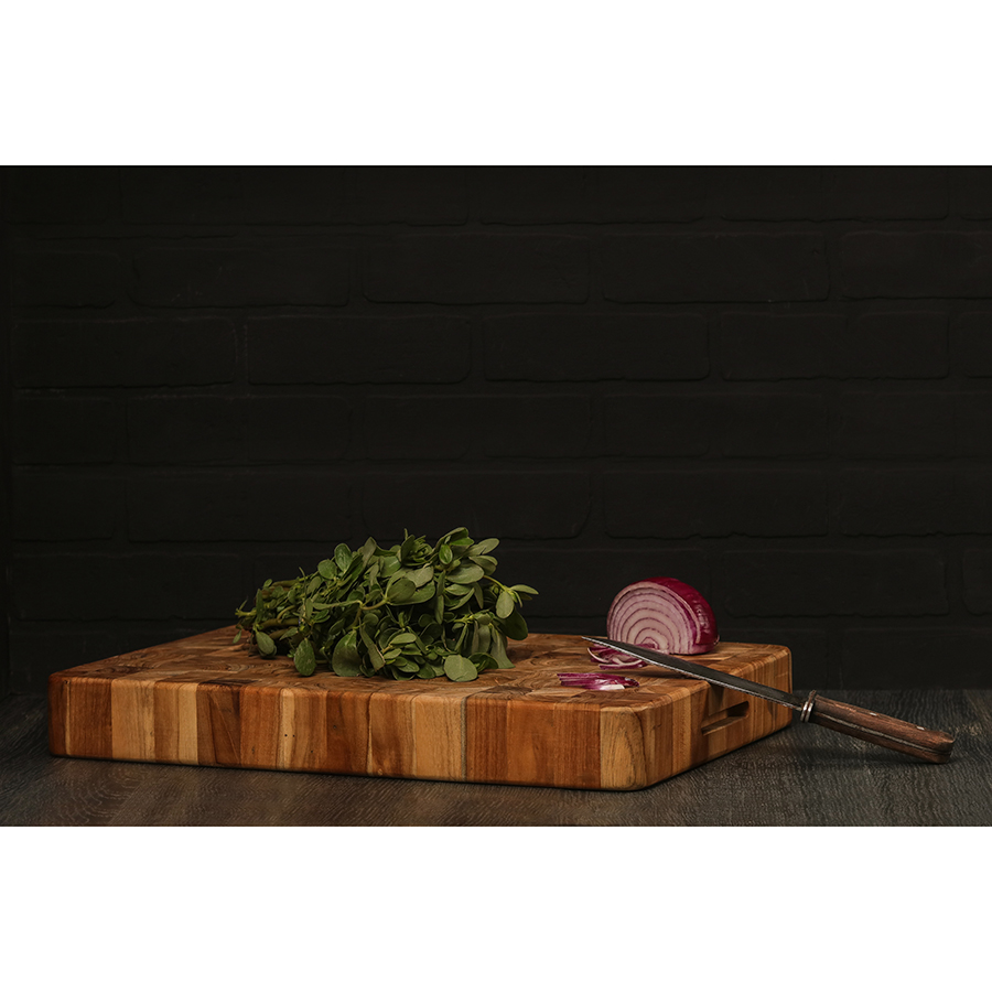 TH317 Доска разделочная торцевая butcher block 31х31 см TEAKHAUS  - Вид №1