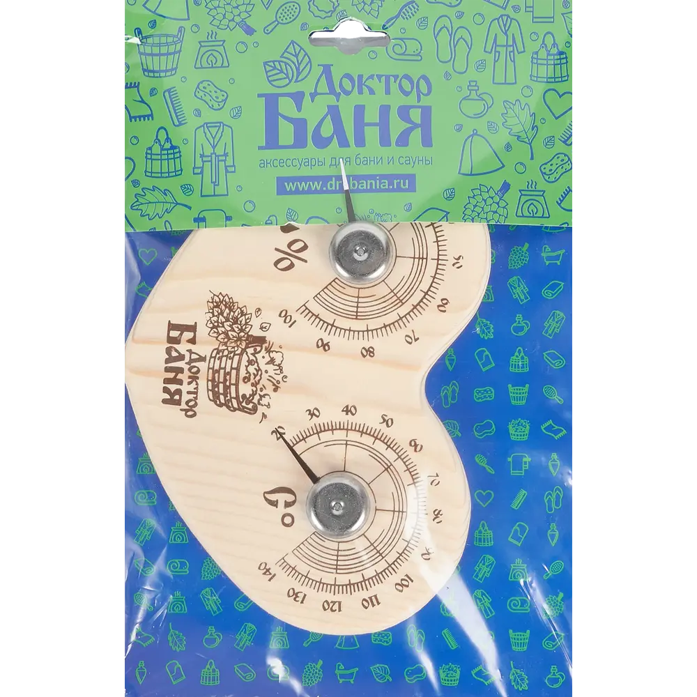 Термо-Гигрометр для сауны сердечко SN102 Santreyd STLM-2060959 - Вид №1