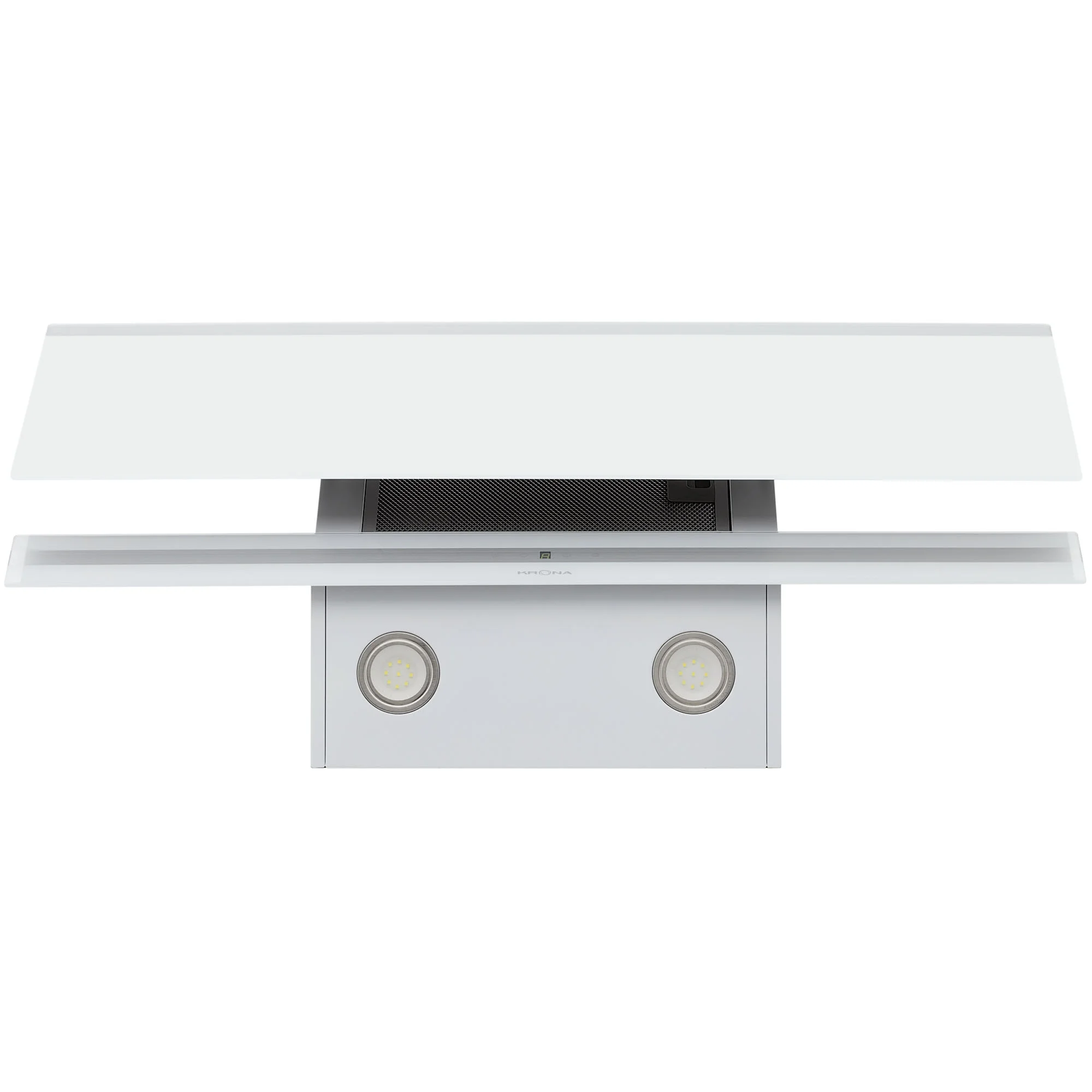 9214324 Вытяжка наклонная KRONA IRMA A 900 white S белый/серебристый KRONA1 STDN-0055318 - Вид №9