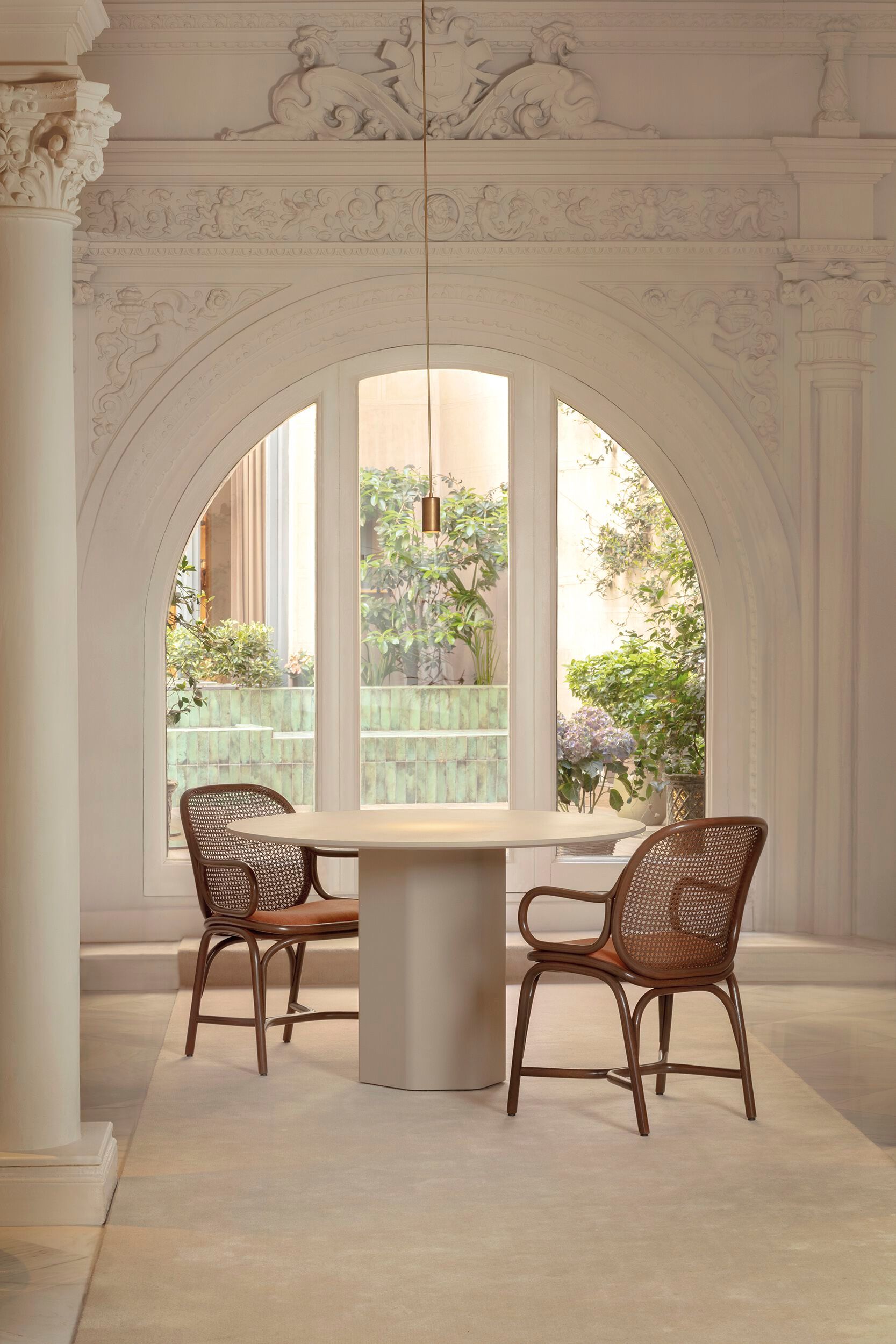 Стул из ротанга с подлокотниками EXPORMIM рамки ARCH-00119337 - Вид №1