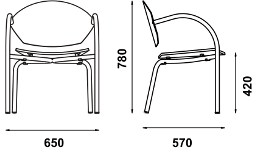 Adico Садовое кресло штабелируемое Capa sun-id-1507652 - Вид №1