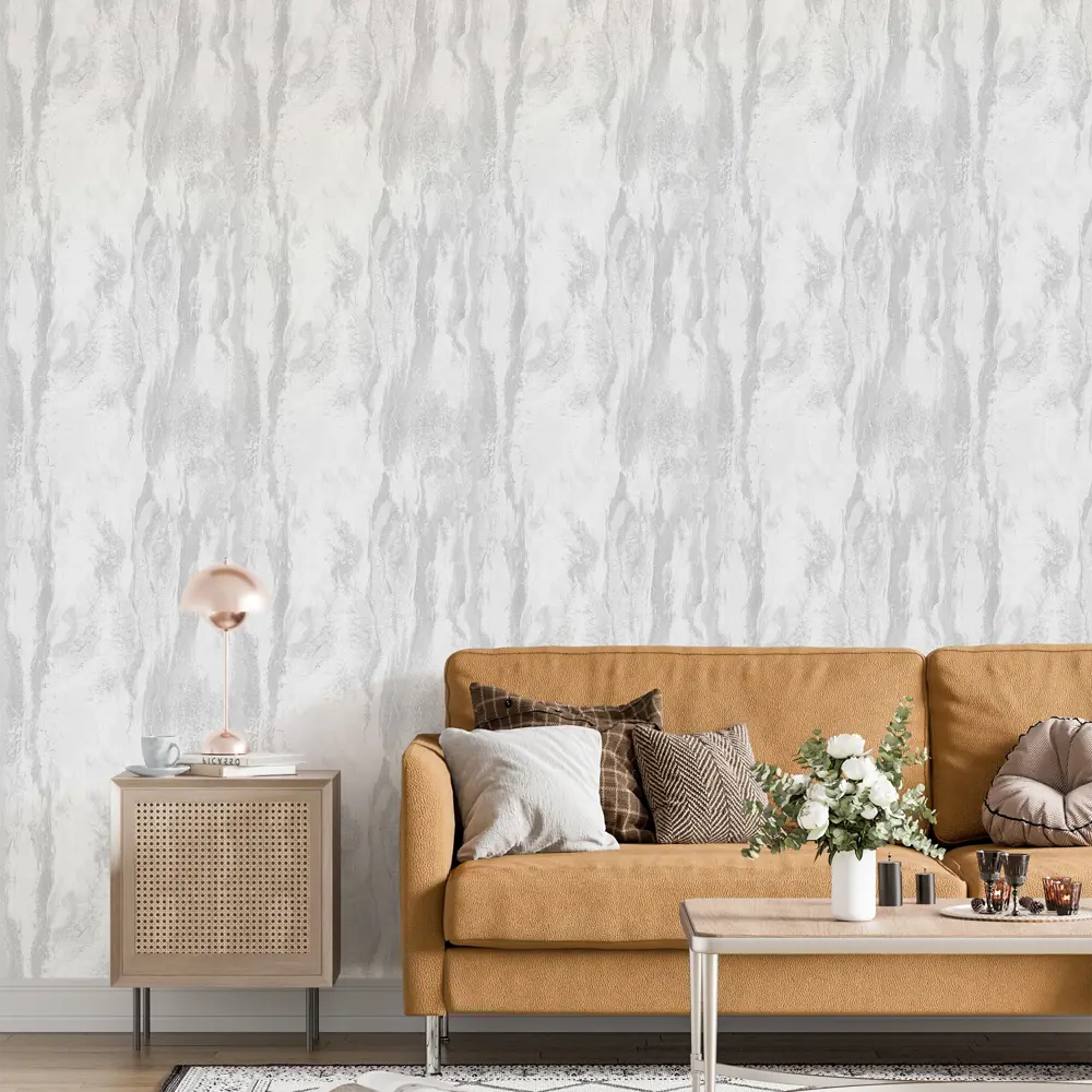 Флизелиновые обои KREAFORTA Neagara New в серых тонах для стильного интерьера 89385397 STLM-1527723 - Вид №2