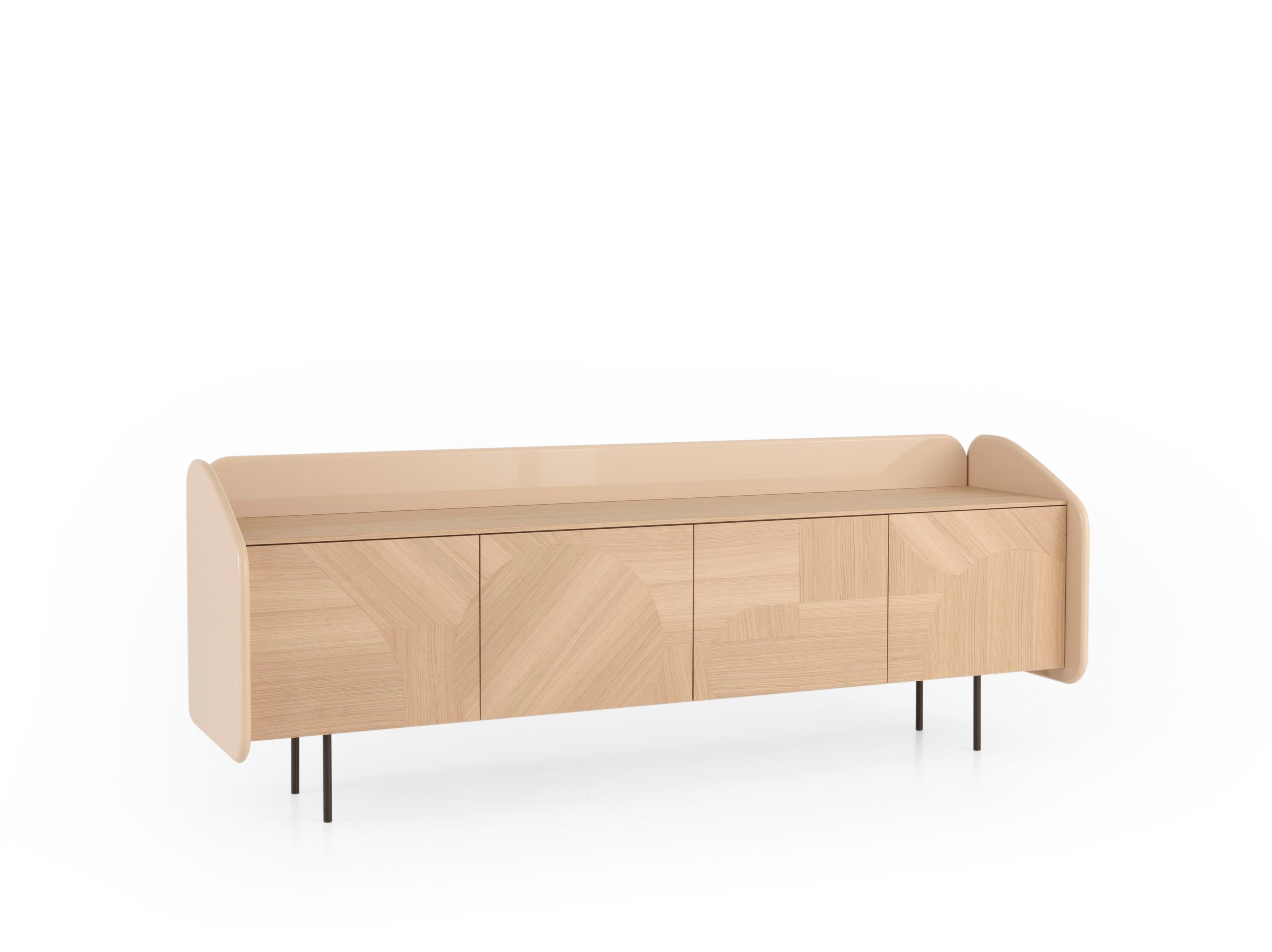 Шкаф из дуба с распашными дверями Morica Design INTARSIO ARCH-00037289 - Вид №3