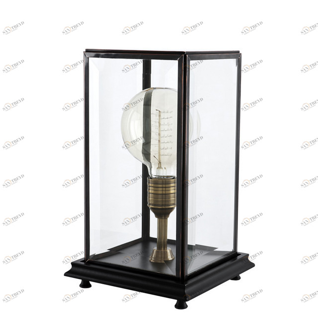 Настольная лампа Easton от Eichholtz 108583 EICHHOLTZ ИНТЕРЬЕРНЫЕ 061760 Прозрачный;черный 