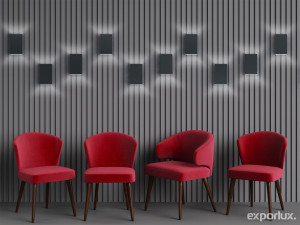 Термокрытый алюминиевый светодиодный настенный светильник