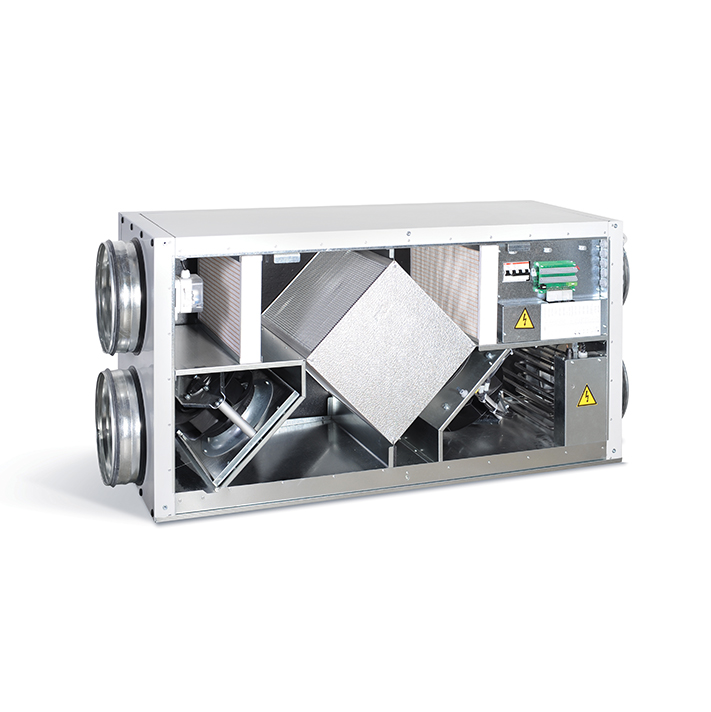 Приточно-вытяжная установка с пластинчатым рекуператором DOMEKT-P-700-H KOMFOVENT sun-id-682196 - Вид №1