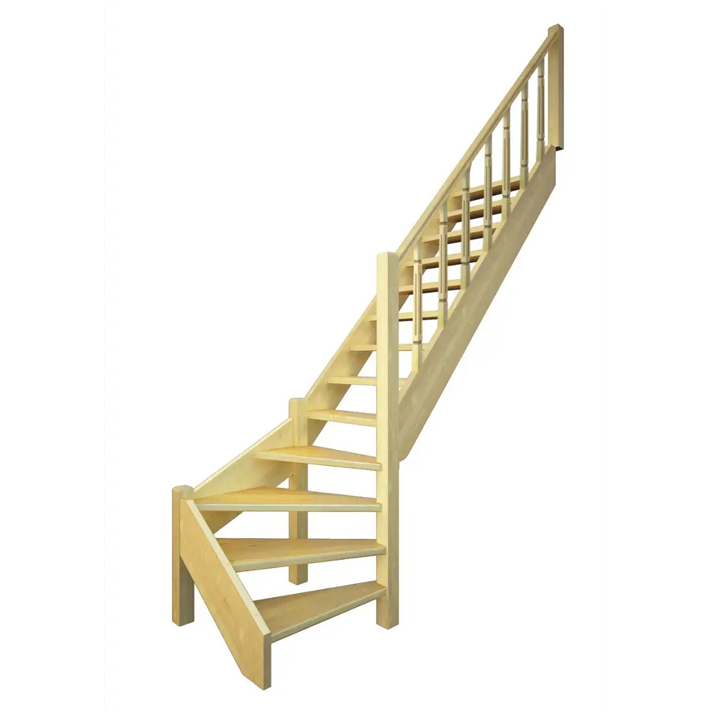 Лестница поворотная 90° ЛЕС-07 универсальная ЛЕСЕНКА STLM-2211536