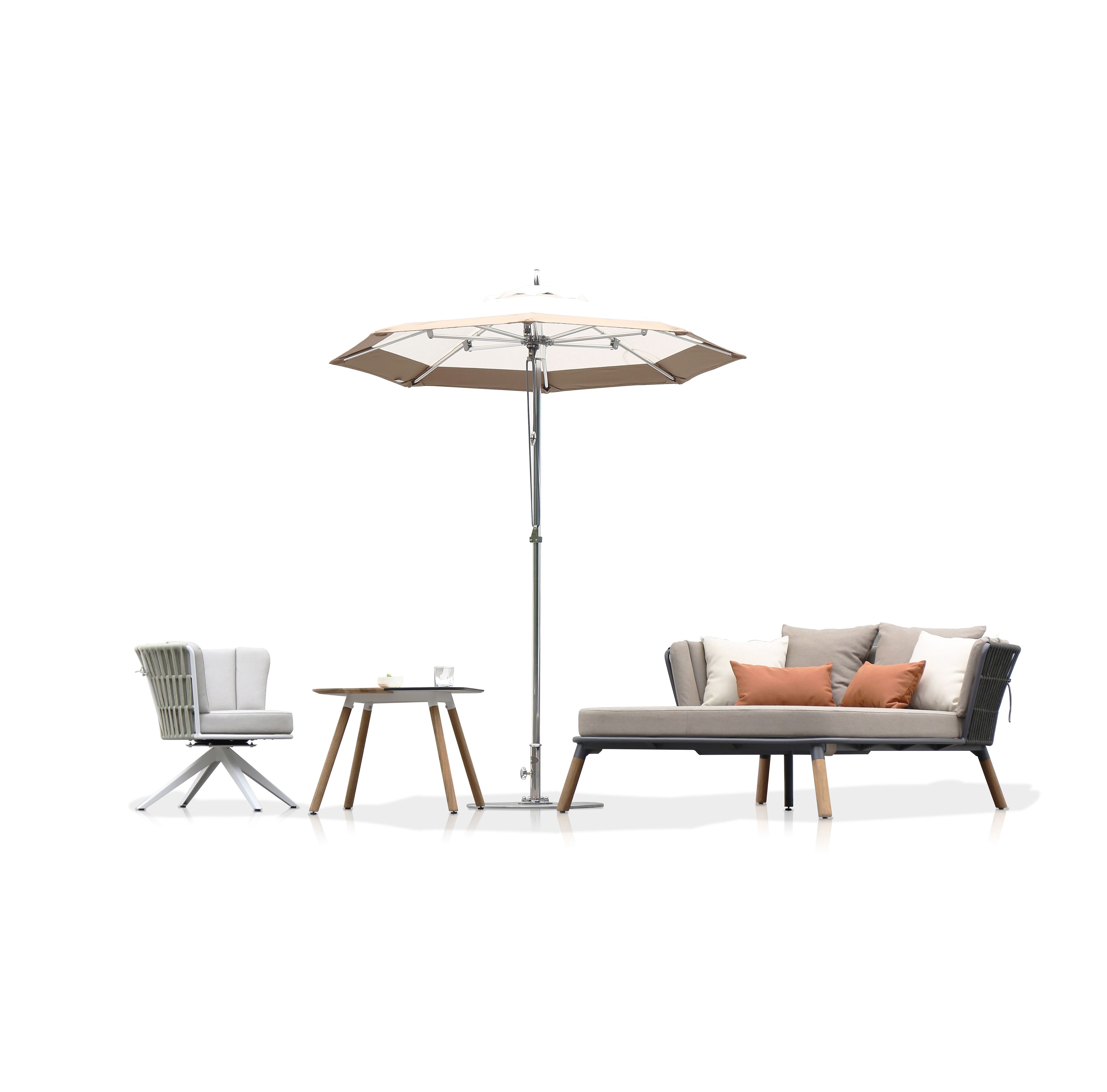 HPL квадратный низкий садовый стол MAMAGREEN Daisy ARCH-00057513 - Вид №2