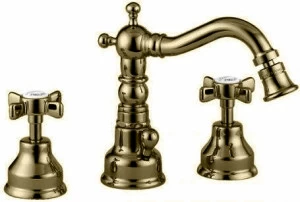 Смеситель MIGLIORE Princeton ML.PRN-825.BR для ванны - бронза, на 3 отверстия