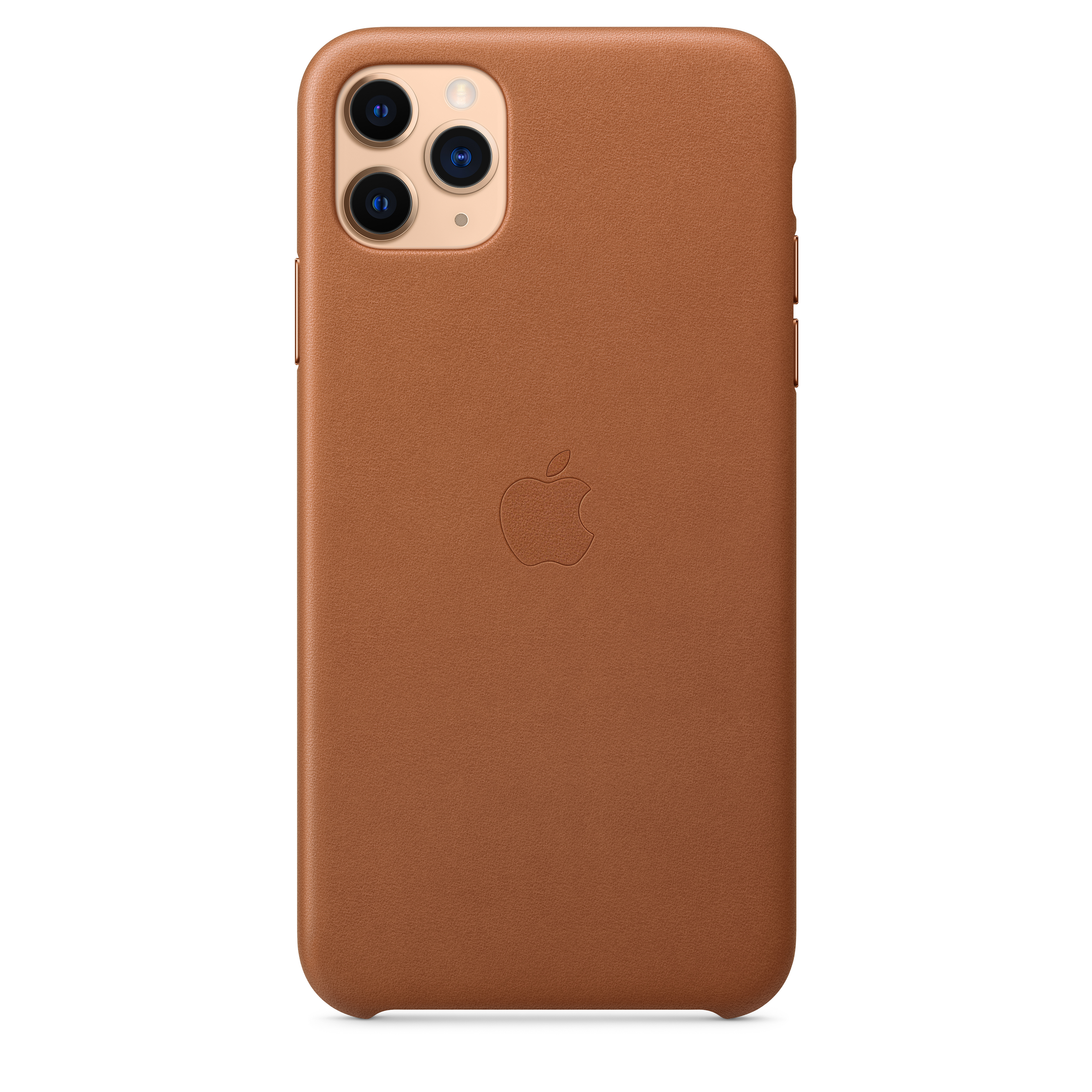 MX0D2ZM/A Iphone 11 pro max leather case - saddle brown Apple Santreyd  - Вид №3