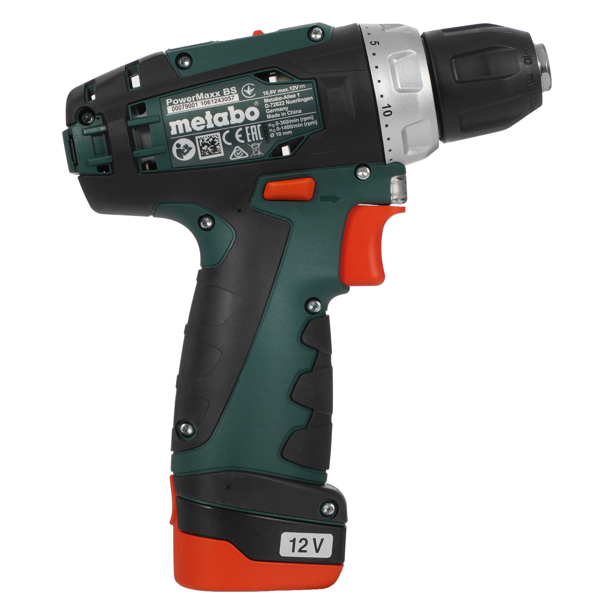 Дрель-шуруповерт Metabo PowerMaxx BS Basic 12V 1099216 STDN-0151550 - Вид №1