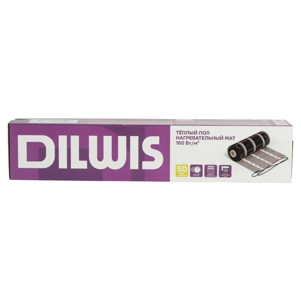 Нагревательный мат для теплого пола DILWIS 1 м2 160 Вт STLM-2102278 - Вид №3