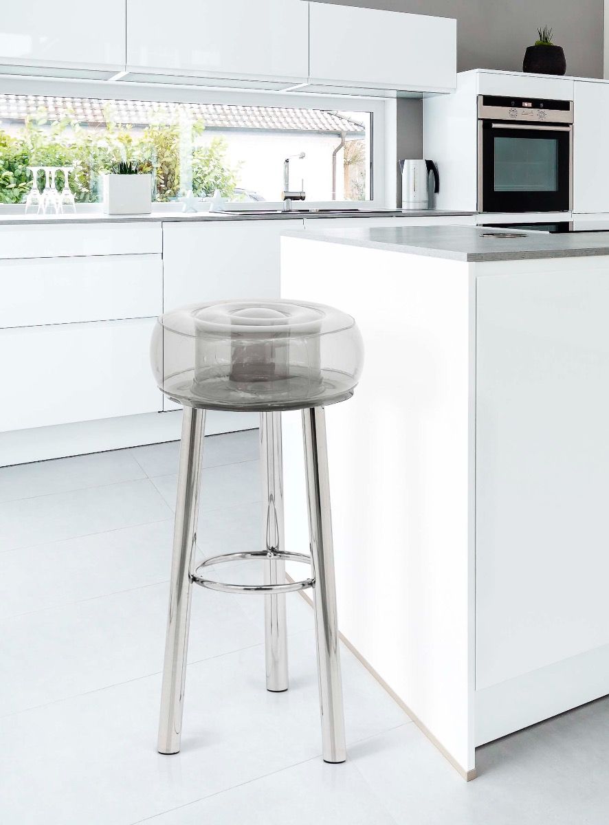 MOJOW Барный стул FLOOFY Прозрачный TAFLCIXLEKO01TR  - Вид №1