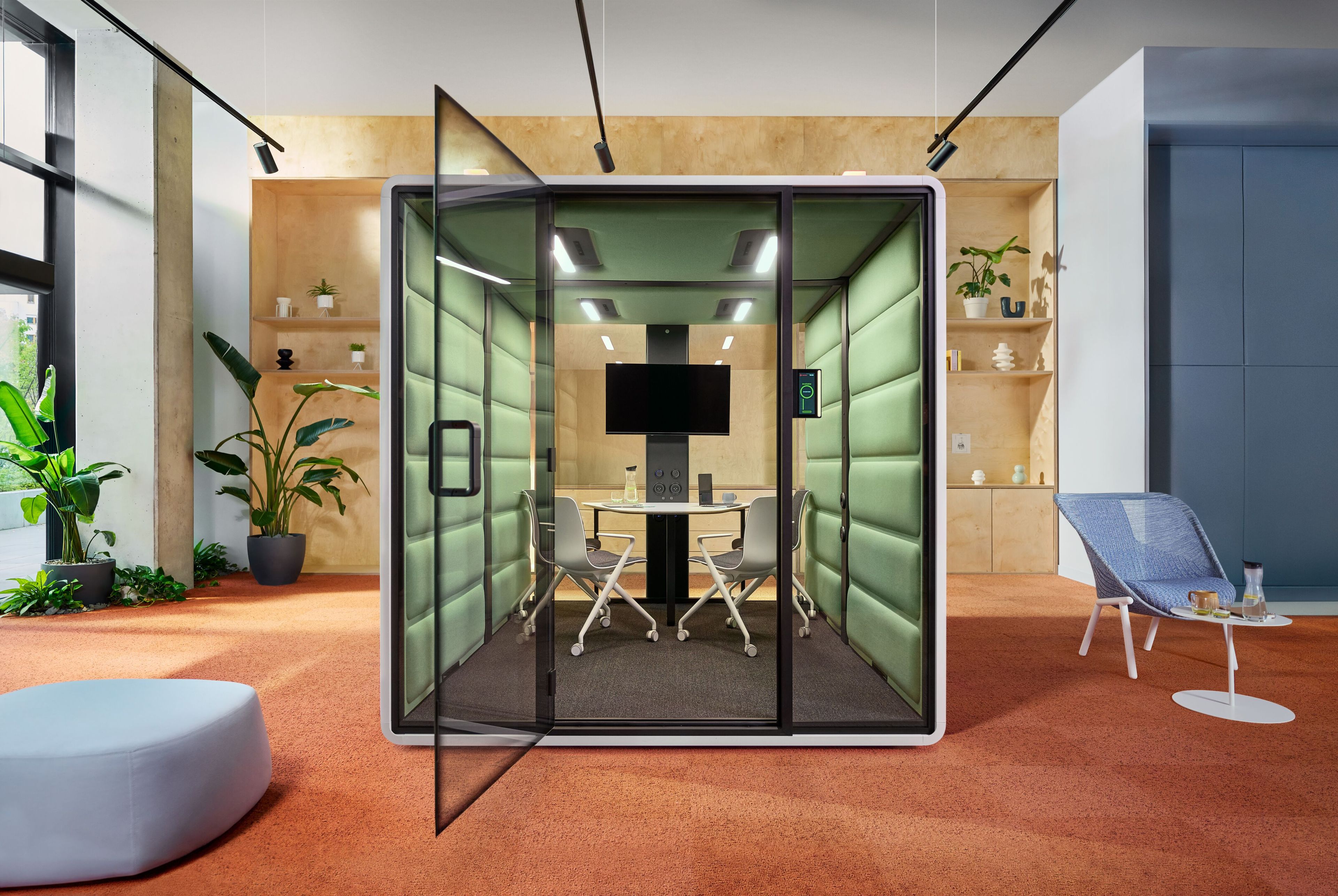 Мультимедийная многосторонняя акустическая офисная кабина Mikomax Smart Office HushFree ARCH-00131501 - Вид №2