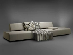 mminterier Секционный диван со съемным чехлом из ткани