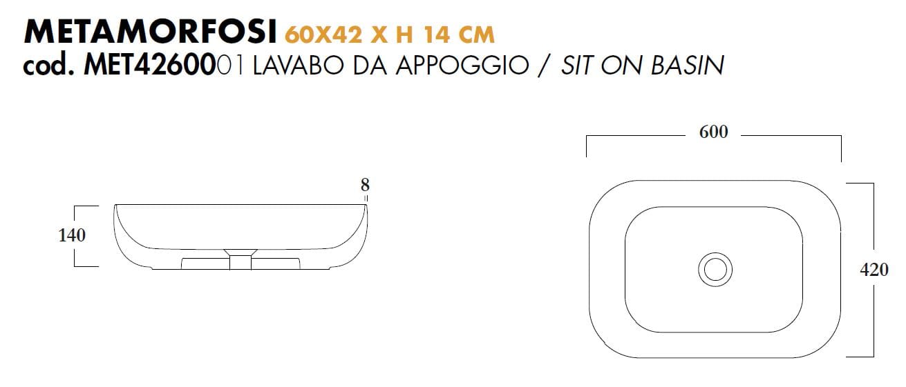 Керамическая прямоугольная столешница Olympia Ceramica ARCH-00079994 - Вид №6