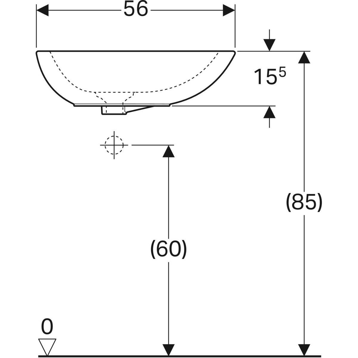 Овальная столешница Geberit Citterio ARCH-00069720 - Вид №2