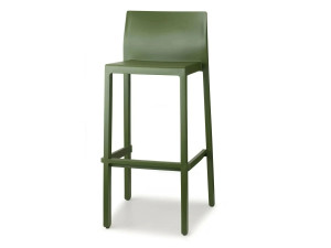 Стул из инженерного пластика с подставкой для ног